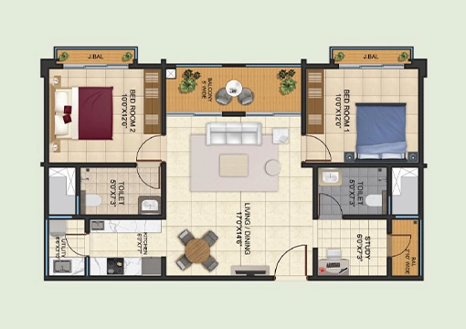 2.5 BHK